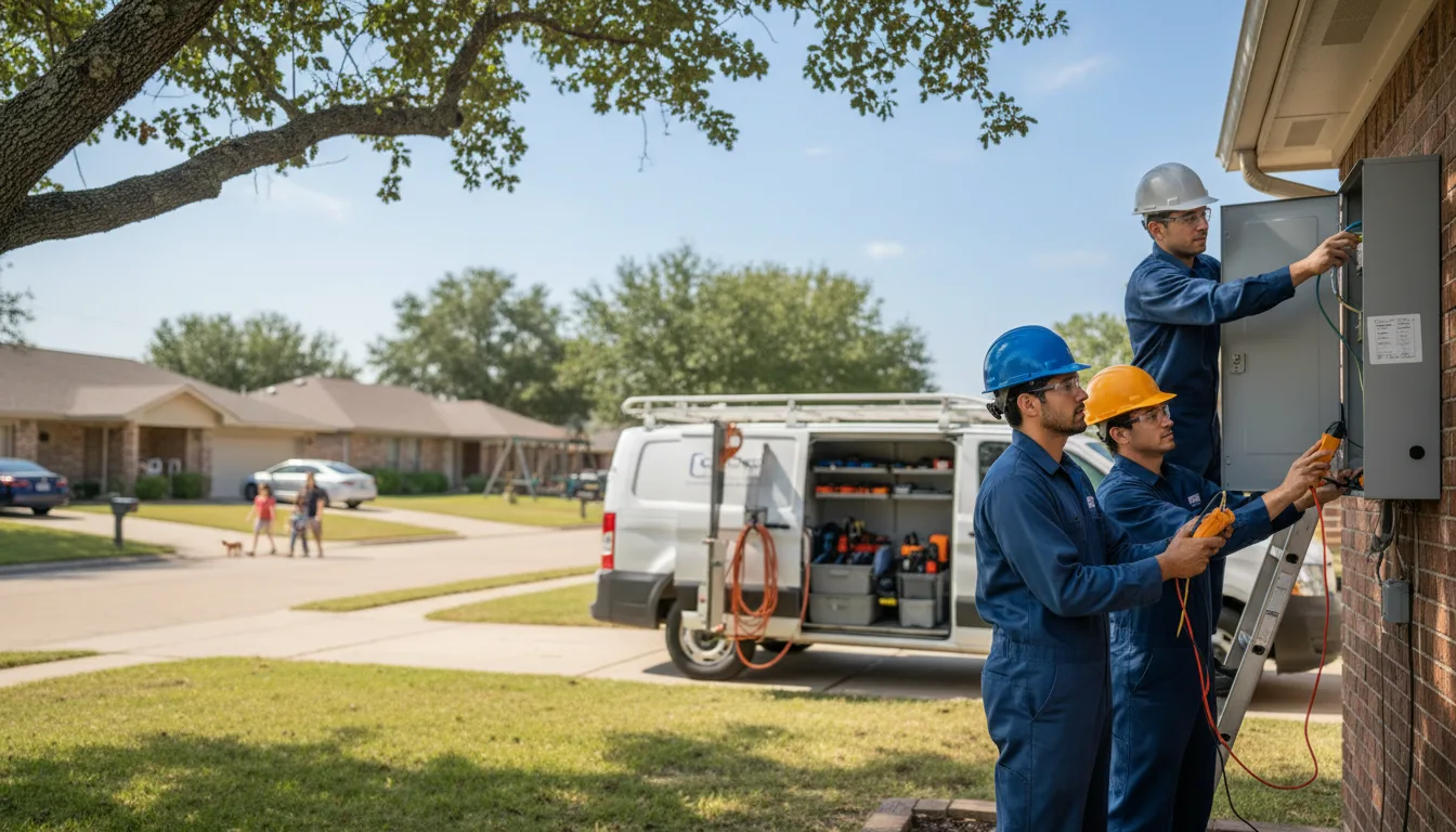 Certified electrician providing emergency electrical services in Montello, WI